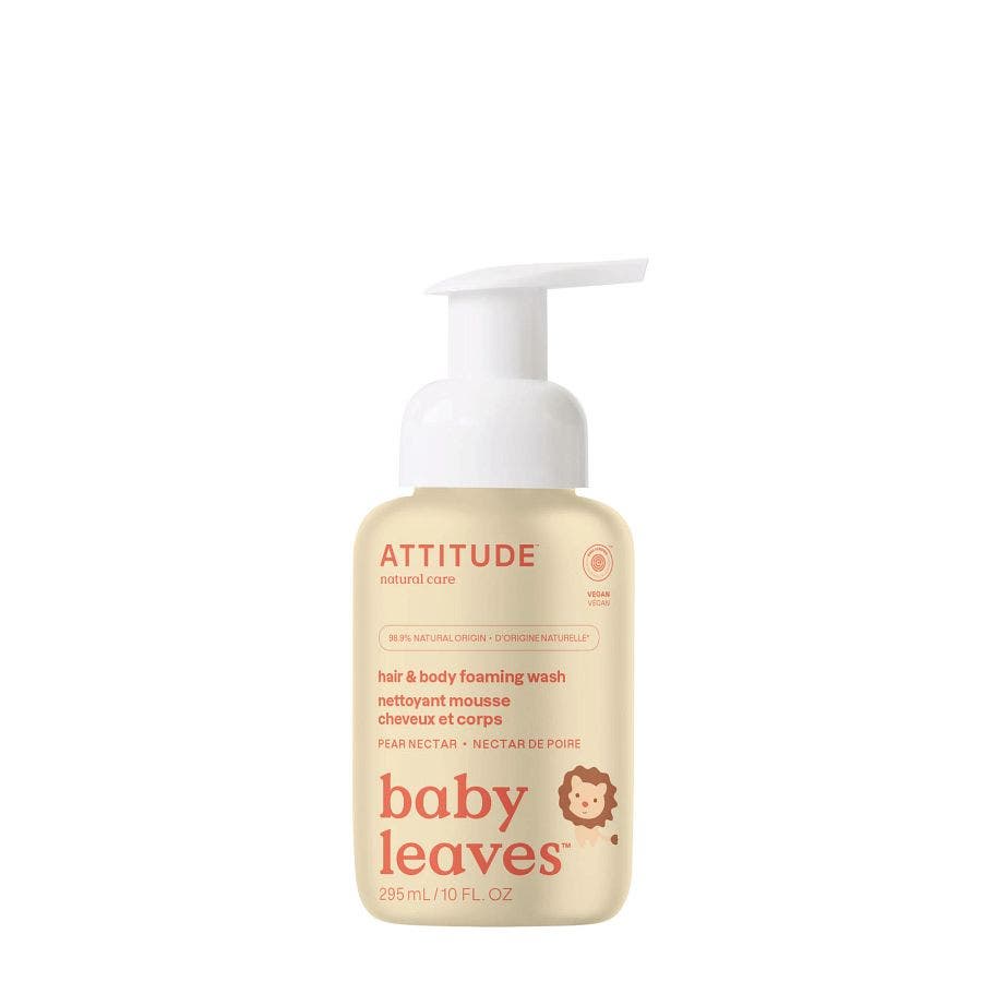 Baby Leaves Pear Nectar Hair & Body Foaming Wash 10 fl. oz.