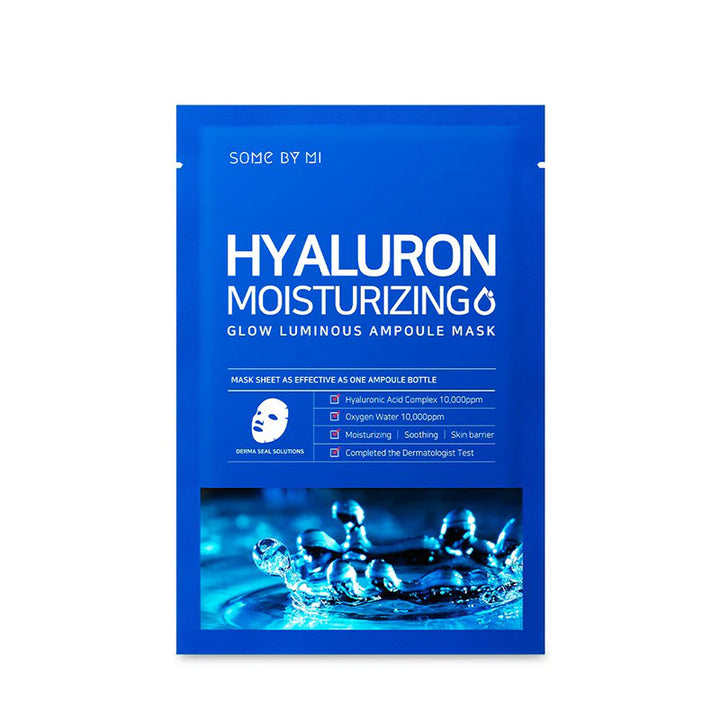 HYALURON MOISTURIZING GLOW LUMINOUS AMPOULE MASK 25g*10ea