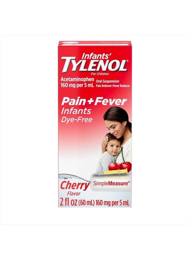 Infants' Liquid Medicine with Acetaminophen, Cherry, 2 fl oz