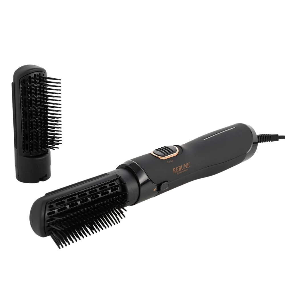 Hair styler, two pieces, 1200 watts, black, RE-2094-2