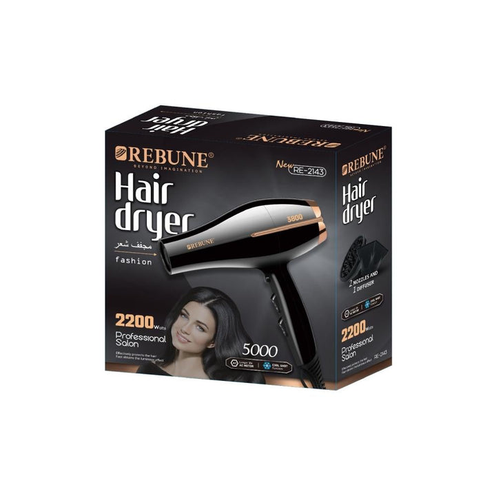 Rebune air hair dryer 2200 watts