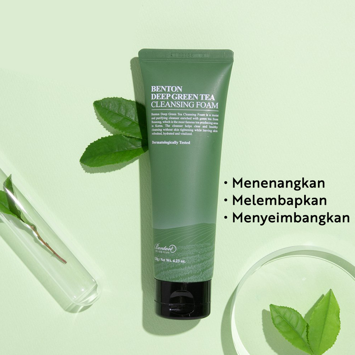 Deep Green Tea Cleansing Foam 120g