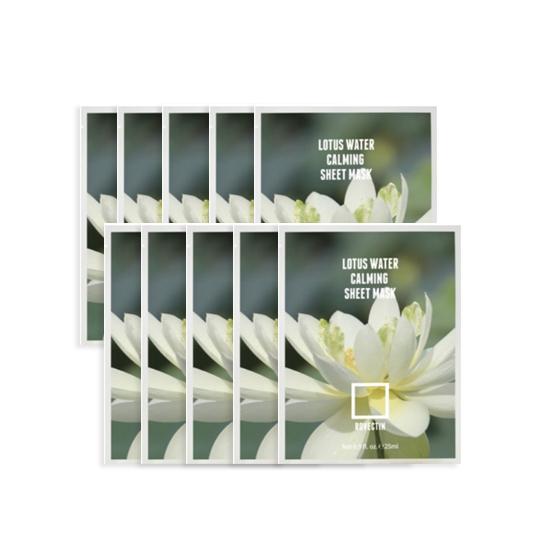 Clean Lotus Water Calming Sheet Mask (10ea set) 25ml per sheet