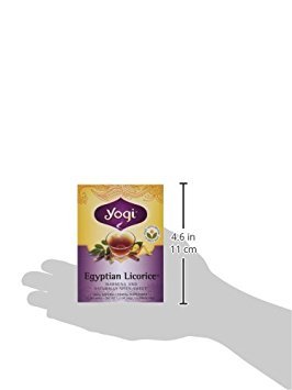 Yogi Egyptian Licorice Tea, 16 Count, Pack of 3