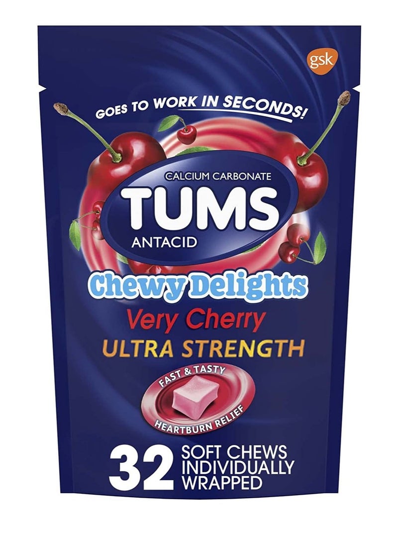 Chewy Delights Antacid Soft Chews, Ultra Strength