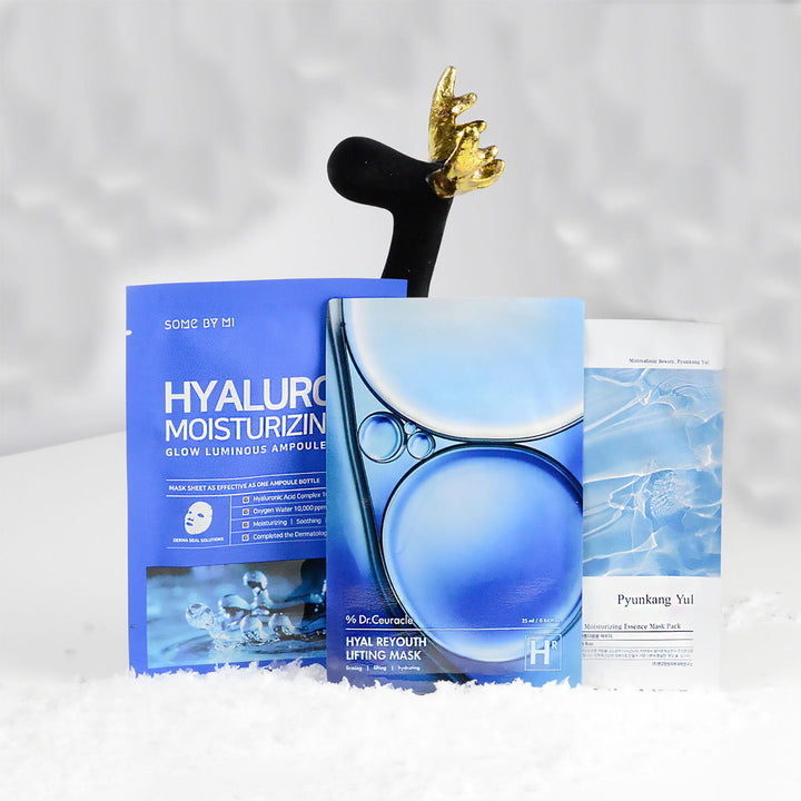 HYALURON MOISTURIZING GLOW LUMINOUS AMPOULE MASK 25g*10ea