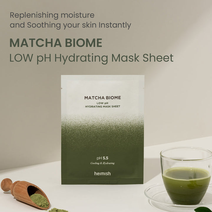 [5ea] Matcha Biome Low pH Hydrating Mask Sheet