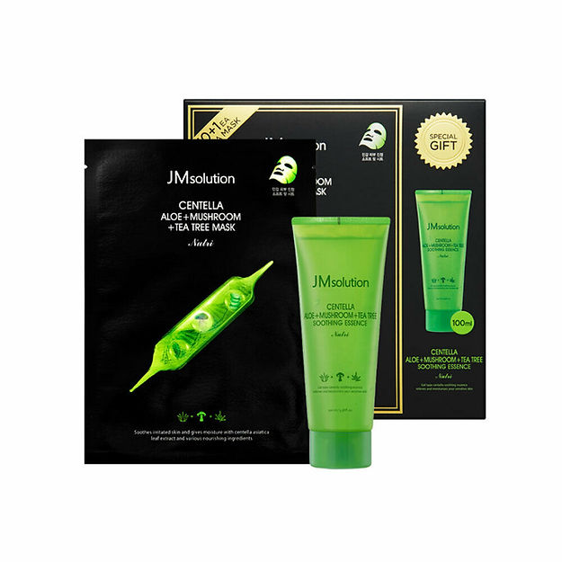 Centella Aloe+Mushroom+Tea Tree Mask Nutri Set 30ml*11ea+100ml