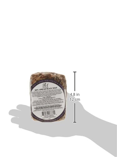 RA Cosmetics African Raw Black Soap, 1 lb
