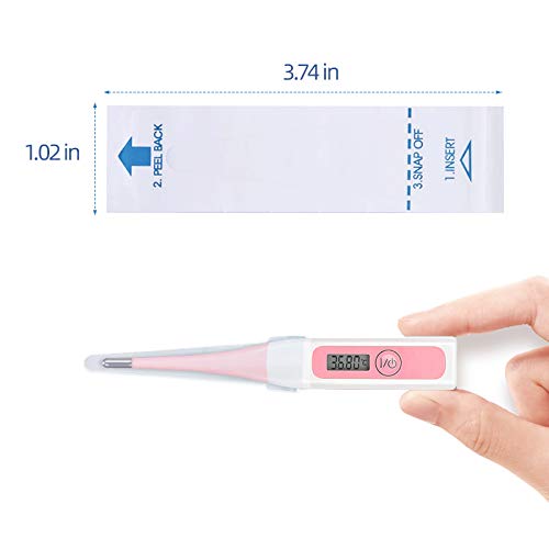 v cool livat Digital Thermometer Probe Covers, 100 Count