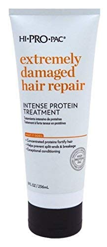 Hi-Pro-Pac Extremely Damaged Hair Repair Intense Protein Hair Treatment, 8 fl oz