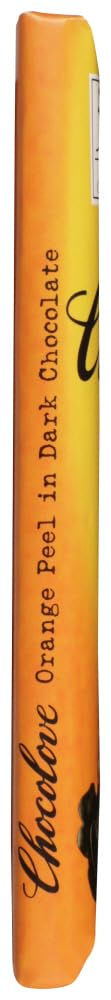 Chocolove Dark Chocolate Bar, Orange Peel