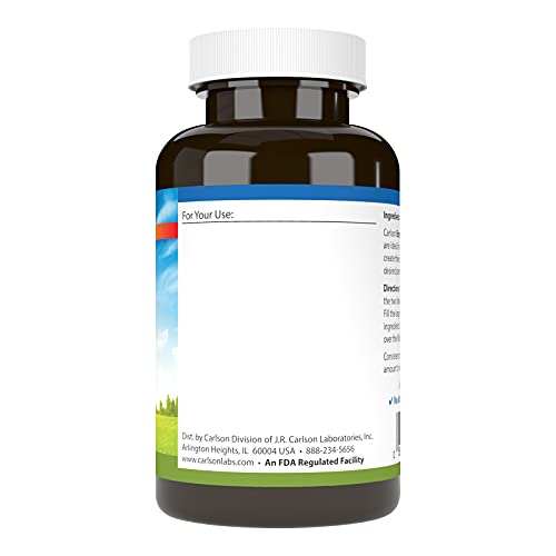 Carlson Empty Vegetarian Capsules, Size 2, 200 Count