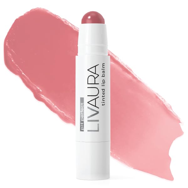 LIVAURA Tinted Lip Balm, Rose Gold