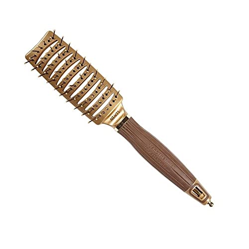 Olivia Garden NanoThermic Styler Vent Hair Brush, 7 Rows