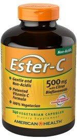 American Health Ester-C With Citrus Bioflavonoids, 500 mg, 240 Count