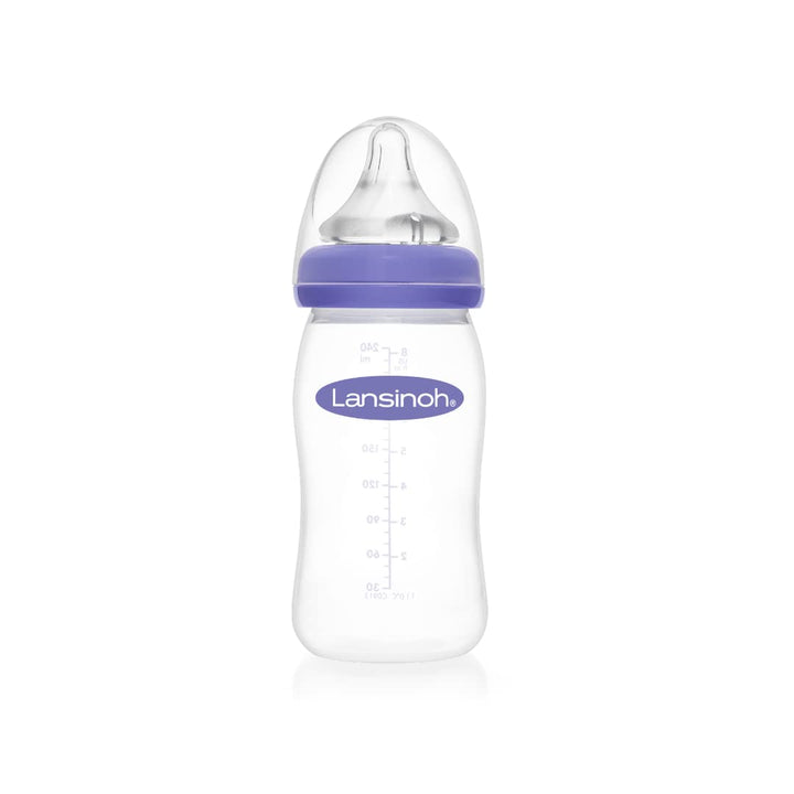 Lansinoh Feeding Bottle with NaturalWave Teat, 240 ml