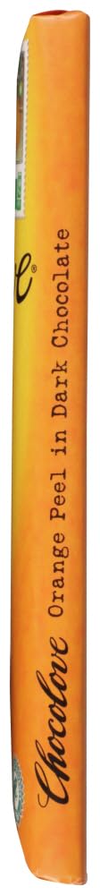 Chocolove Dark Chocolate Bar, Orange Peel