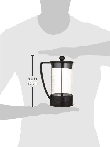 Bodum Brazil French Press Coffee Maker, Black, 34 oz