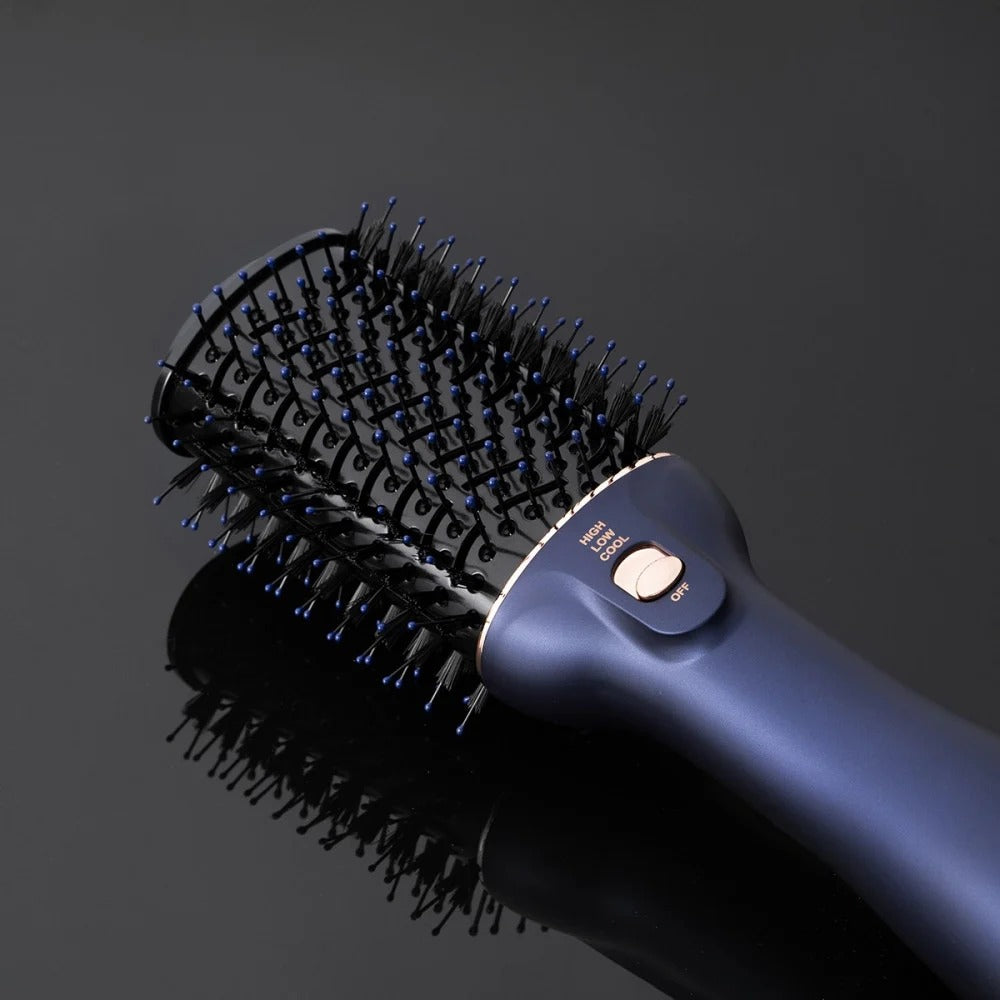 Hot Brush Hair Dryer Re-2128 (Blue)