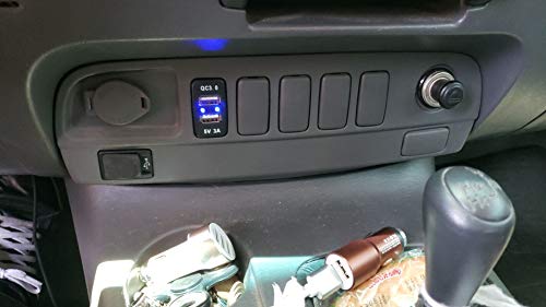 Timloon QC3.0 Dual USB Car Power Socket Adapter