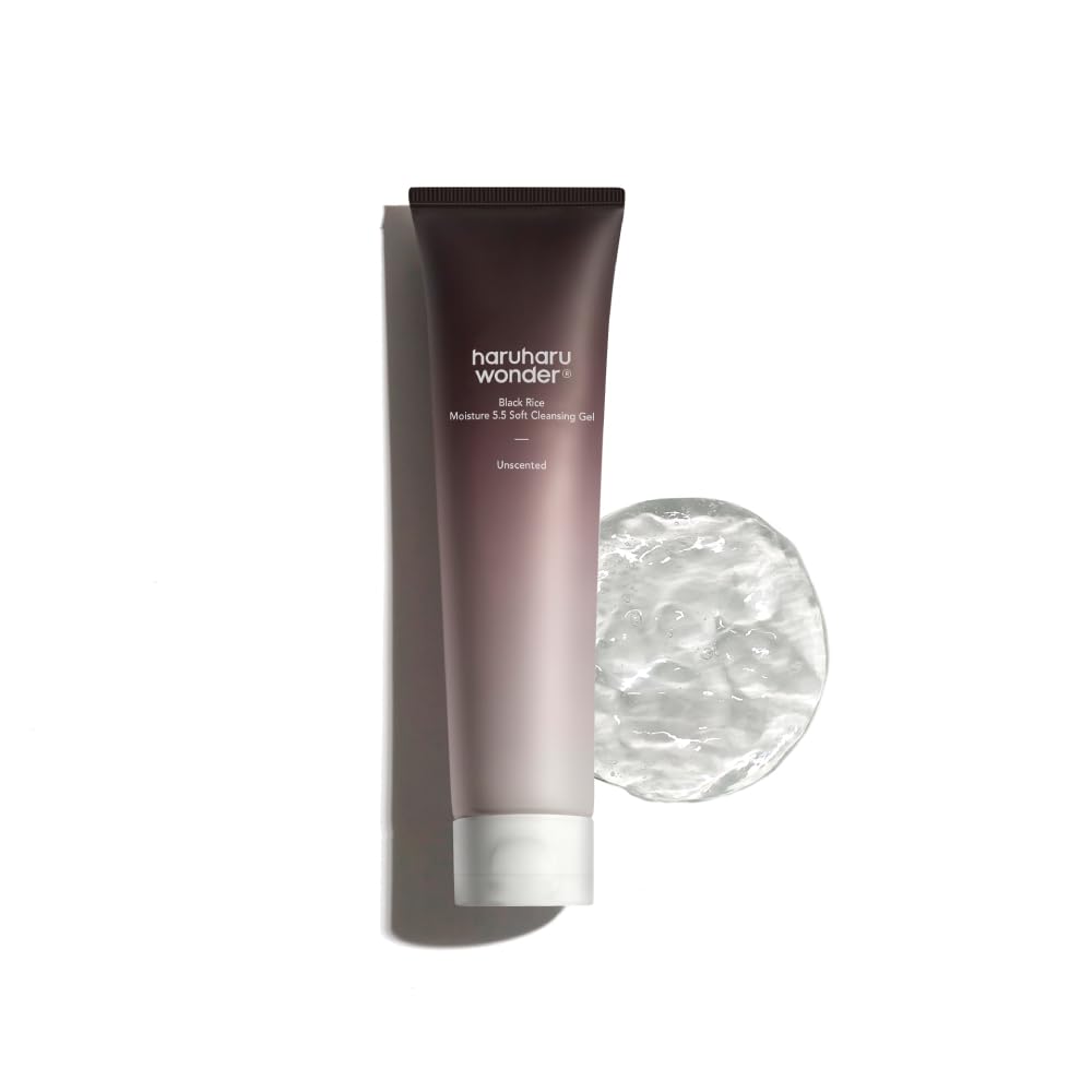 HARUHARU Black Rice Moisture 5.5 Soft Cleansing Gel, 100 ml