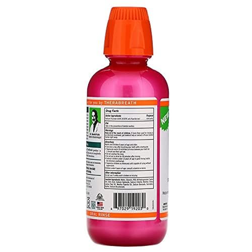 Therabreath Healthy Smile Rinse, Sparkle Mint, 16 oz