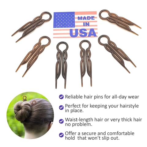 Good Hair Days Magic-Grip Hair Pins, Shell, 10 Count