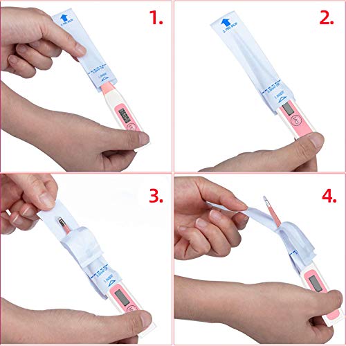 v cool livat Digital Thermometer Probe Covers, 100 Count