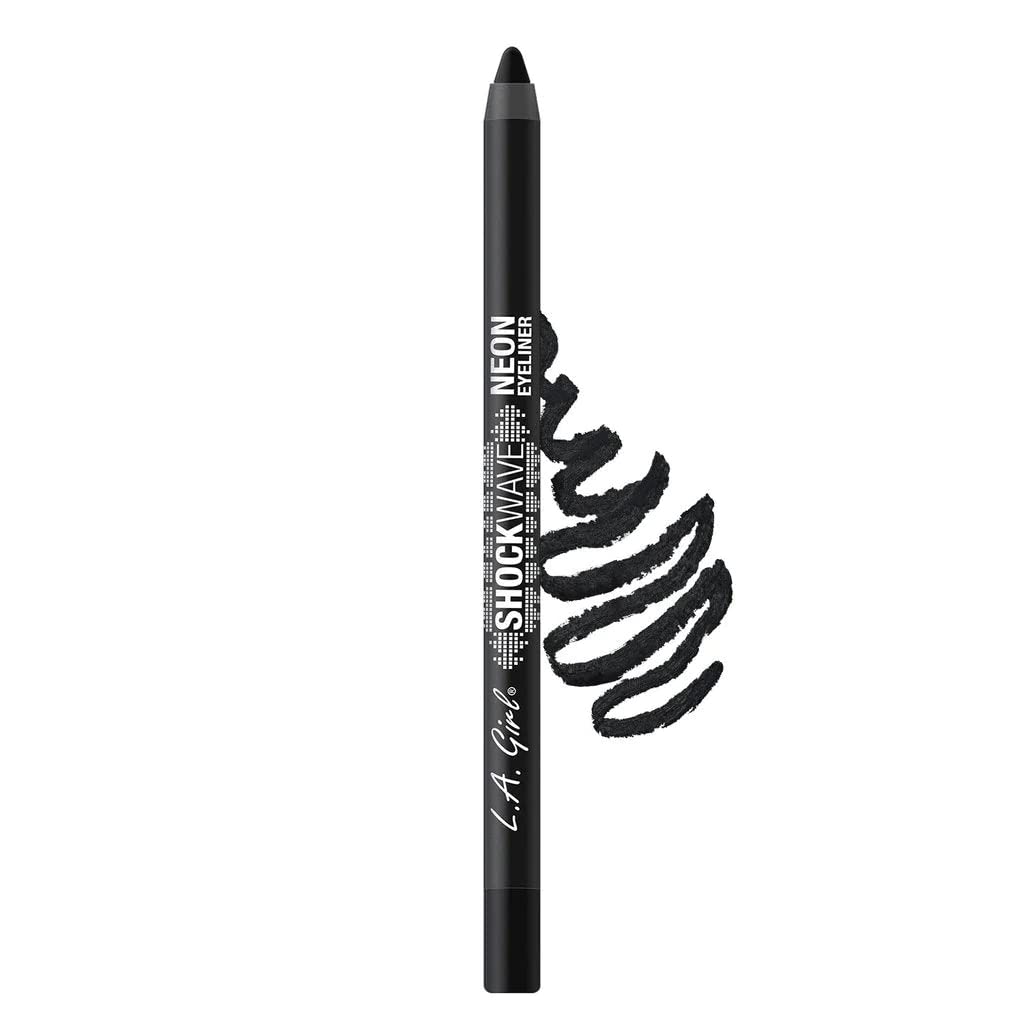 L.A. Girl Shockwave Neon Eyeliner, Blackout, 0.04 oz