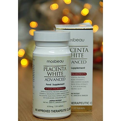 Mosbeau Placenta White Advanced Supplement, 120 Count