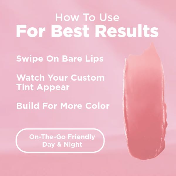 LIVAURA Tinted Lip Balm, Rose Gold