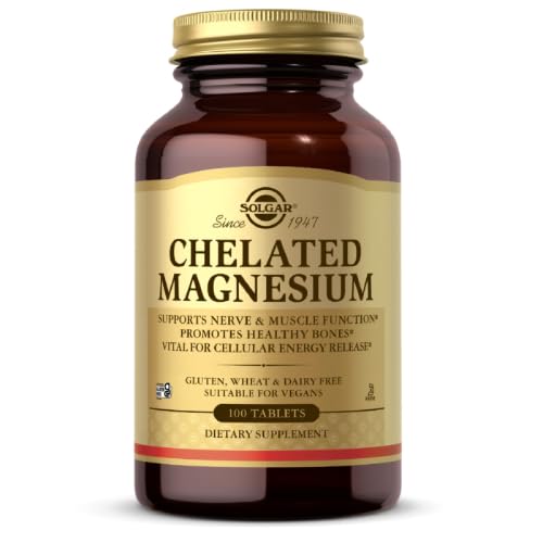 Solgar Chelated Magnesium Tablets, 250 Count