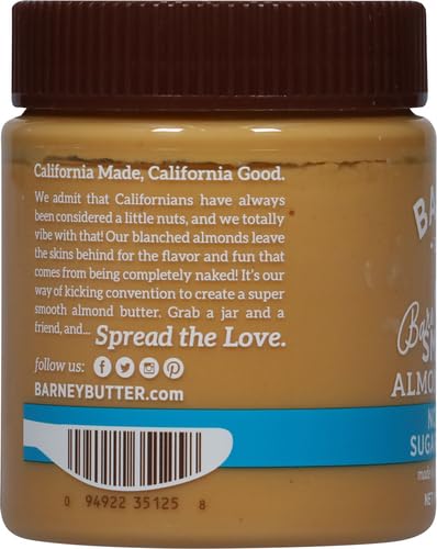 Barney Butter Almond Butter, Bare Smooth, 10 oz