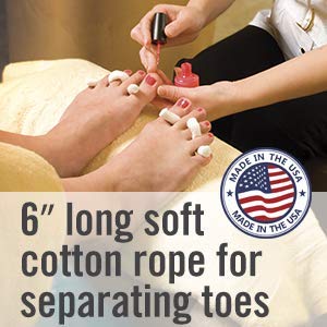 Intrinsics Pedicure Toe Rope, 6 In, 200 Count