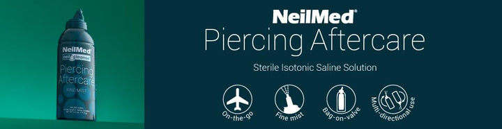 NeilMed NeilCleanse Piercing Aftercare, Fine Mist, 6.3 fl oz
