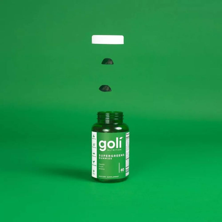 Goli Supergreens Gummies, 60 Count