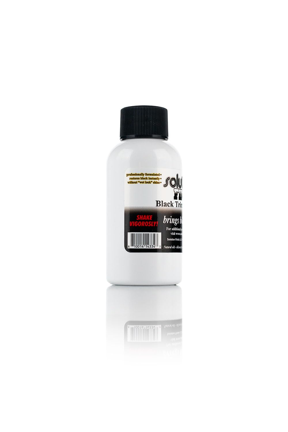 Solution Finish Trim Restorer, Black, 2 oz