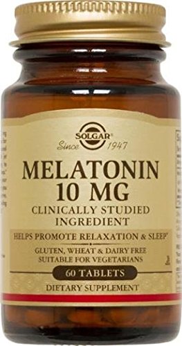Solgar Melatonin Tablets, 10 mg, 60 Count