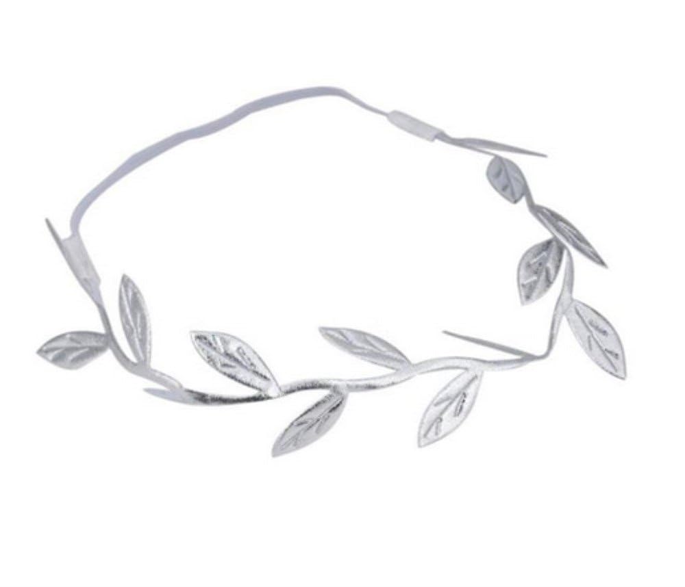 yueton Leaf Headbands, Gold and Silver, 4 Count