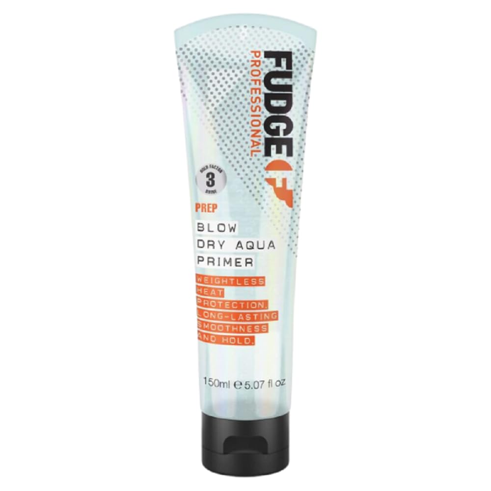 Fudge Professional Blow Dry Styling Serum, Aqua Blow Dry Primer, 150 ml