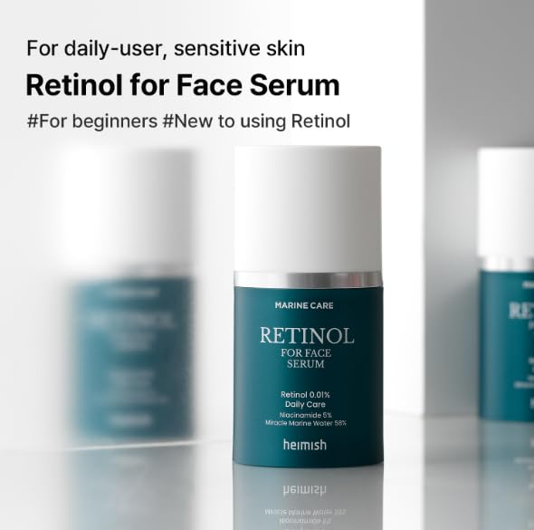 HEIMISH Marine Care Retinol Face Serum, 1.69 fl oz