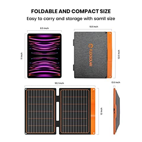 FlexSolar Portable Solar Charger, 20W