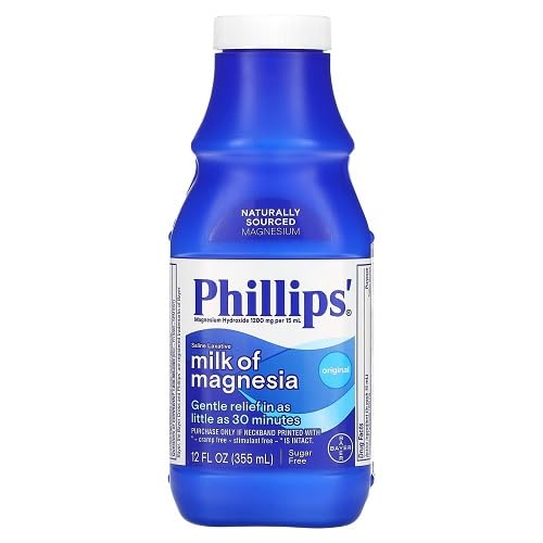 Phillips' Milk of Magnesia Liquid Laxative, 12 fl oz