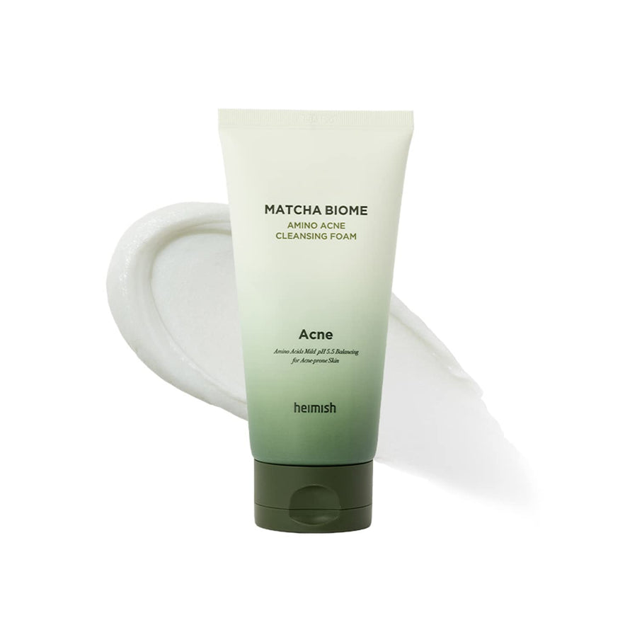 HEIMISH Matcha Biome Amino Acne Cleansing Foam, 5.3 oz