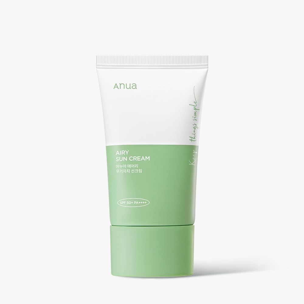 ANUA Airy Sun Cream SPF 50+, 50 ml