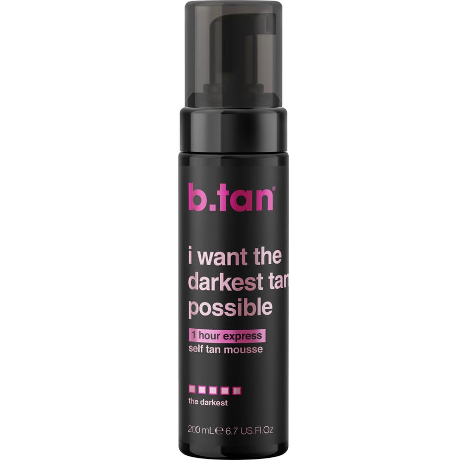 B.TAN Ultra Dark Self Tanner Mousse, 6.7 fl oz