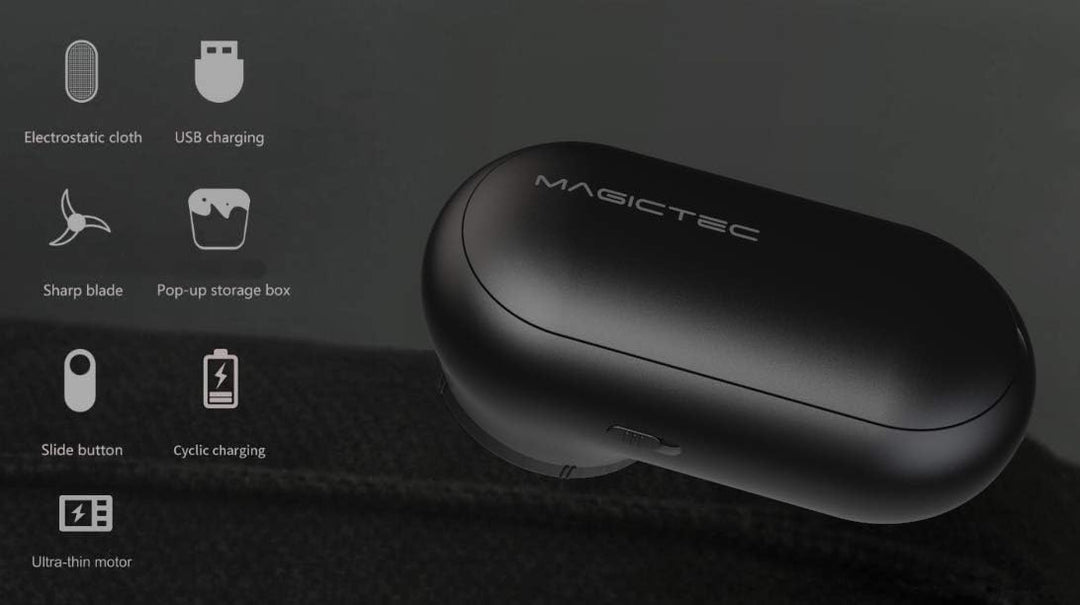 Magictec Rechargeable Fabric Shaver, Lint Remover