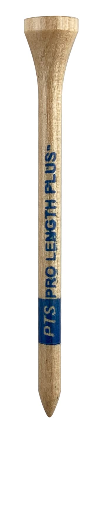 PrideSports Professional Tee System ProLength Plus Tee, Blue on Natural, 75 Count