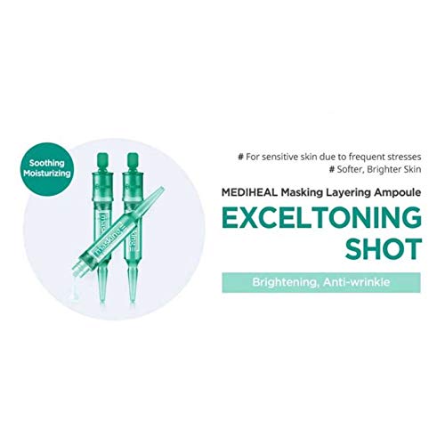 MEDIHEAL Masking Layering Ampoule Exceltoning Shot, 3 Count